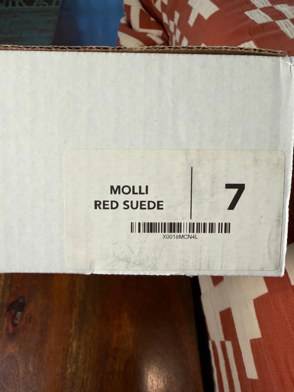 J. Adams Molli Red Suede Wedge Heels // Pinup Retro Office Siren Pump Size 7 NWT